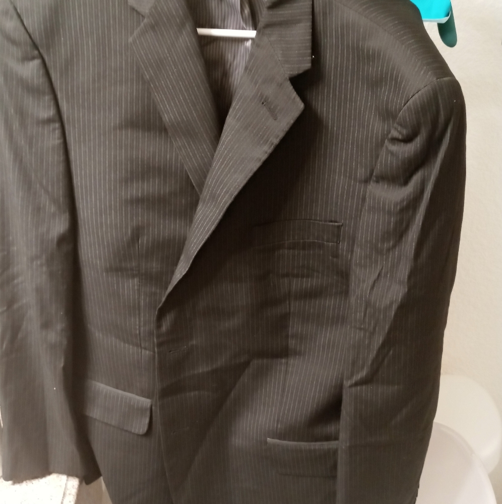 46r pinstripe suit joseph abboud